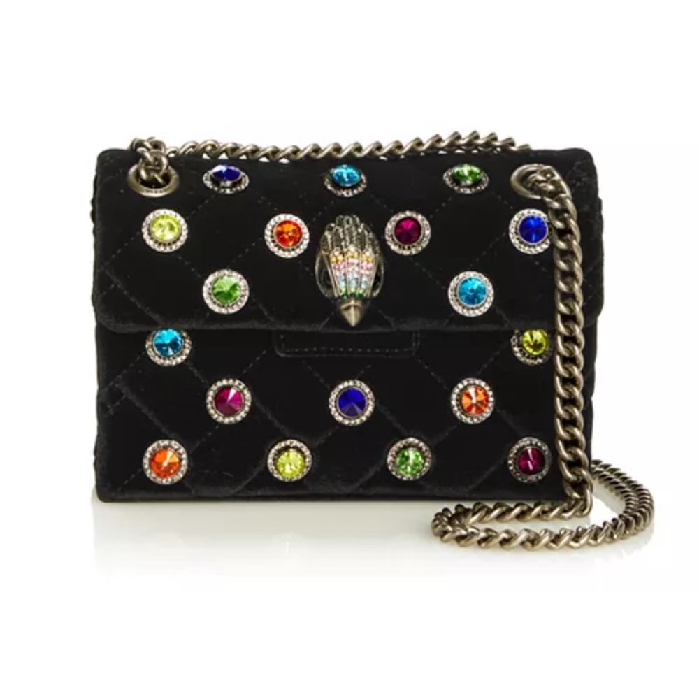 RARE Kurt Geiger Velvet Kensington